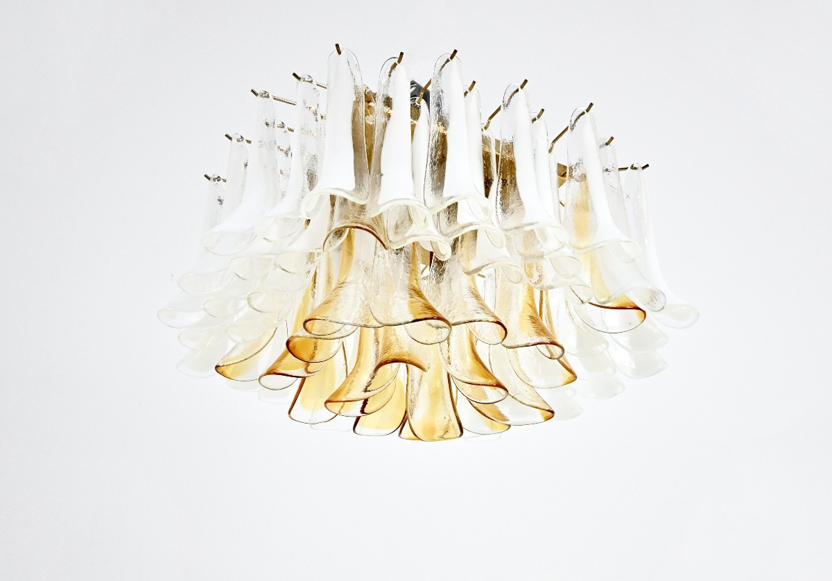 Murano Glass Ceiling Lamp by La Murrina, 1970s
