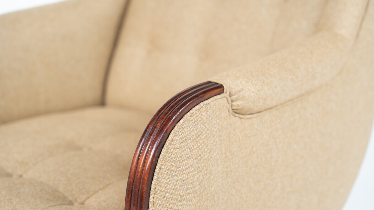 Pair of  Armchairs, 1920s - New Upholstery 