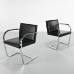 Pair of armchairs BRNO,by Mies Van Der Rohe, 1960's