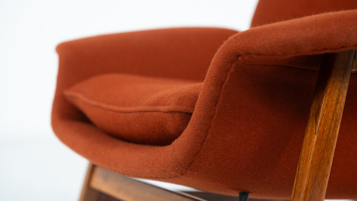 Pair of Armchairs Mod. 849 by Gianfranco Frattini for Cassina, 1950s