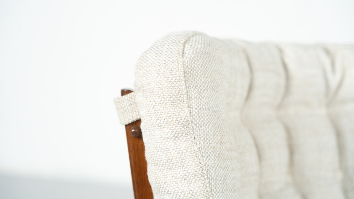 Pair of Armchairs Monsieur/ Madame by Guillerme and Chambron for Votre Maison, 1950s