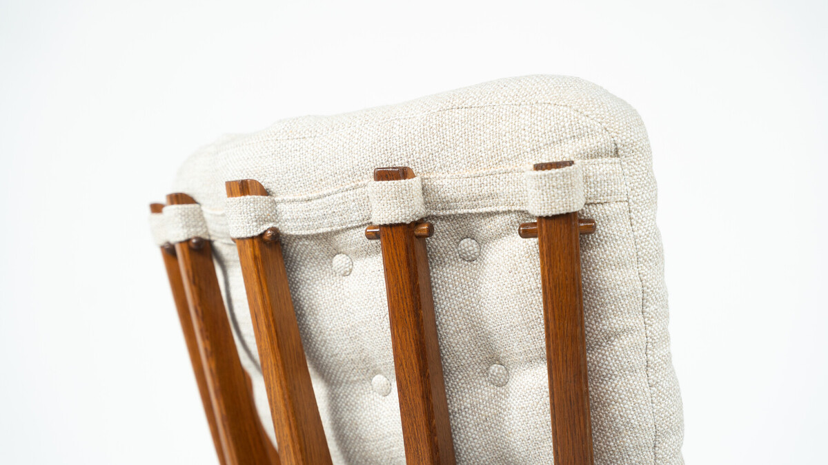 Pair of Armchairs Monsieur/ Madame by Guillerme and Chambron for Votre Maison, 1950s