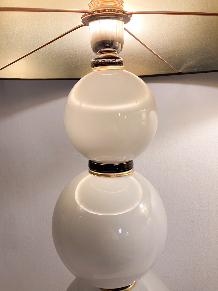 Pair of art deco style lamps