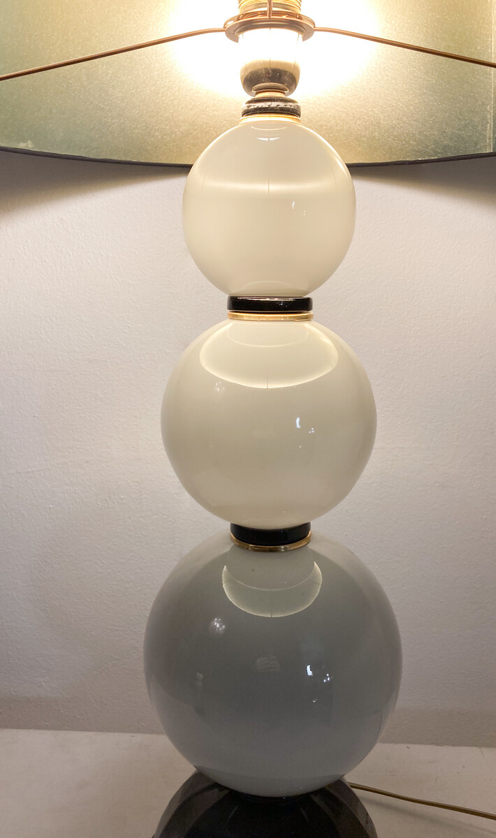 Pair of art deco style lamps