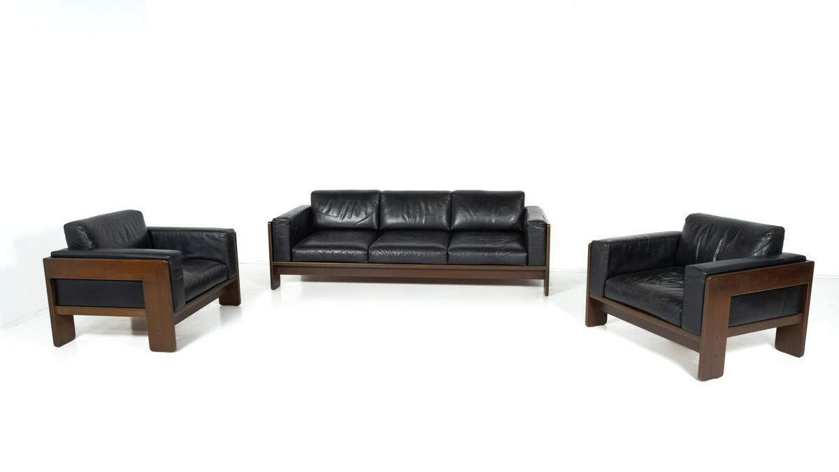 Pair of Bastiano Armchairs by Tobia Scarpa for Knoll, Italy, 1962