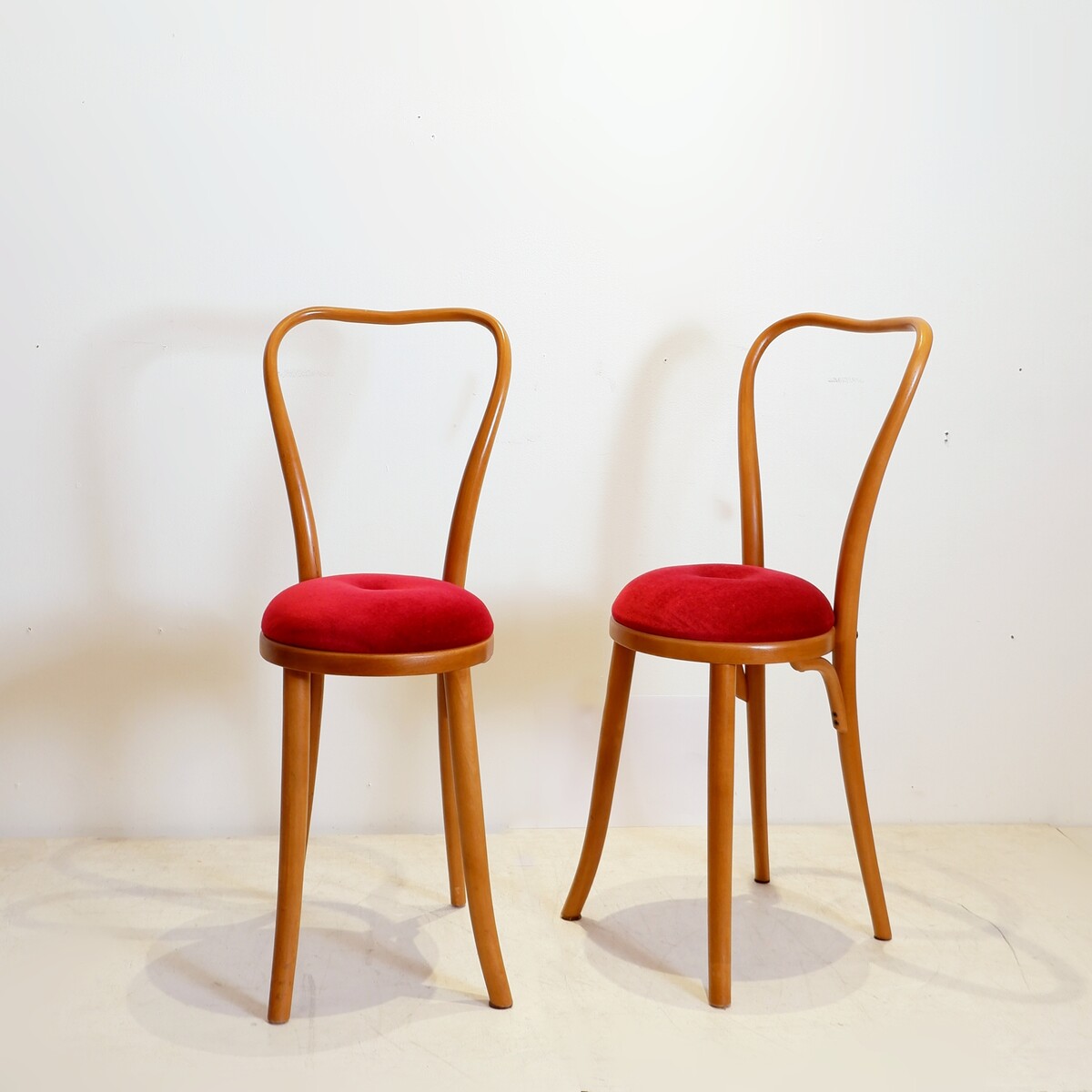 Pair of Bentwood Side Chairs , 1960s