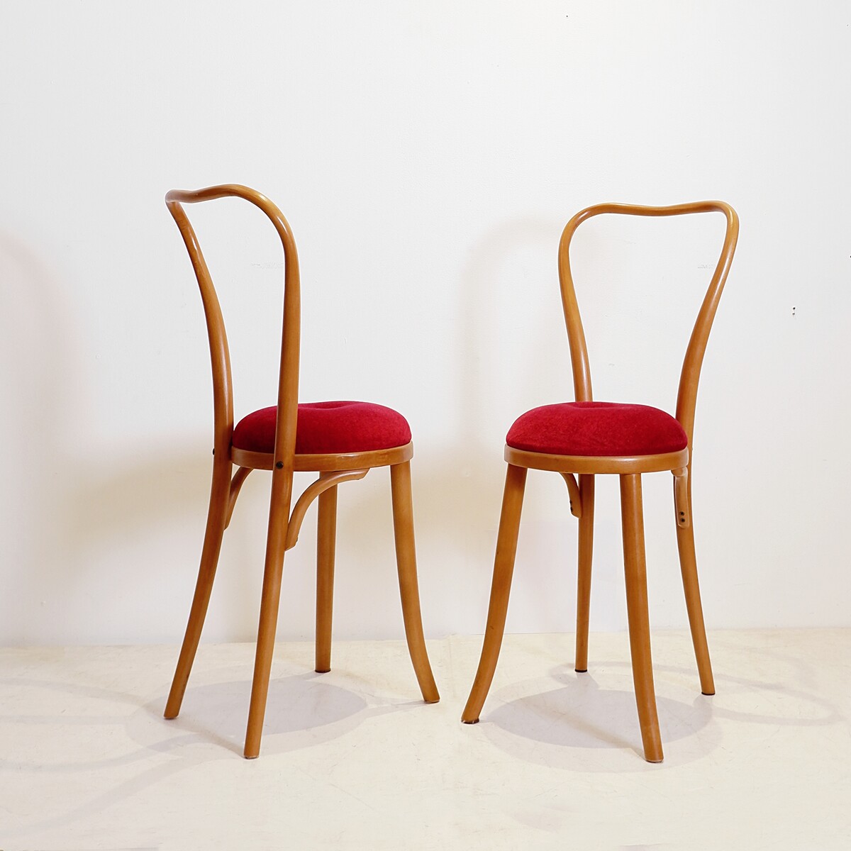 Pair of Bentwood Side Chairs , 1960s