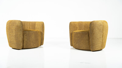 Pair of Contemporary Armchairs, Italy