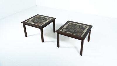 Pair of Danish Side Tables by Ox Art, 1970s