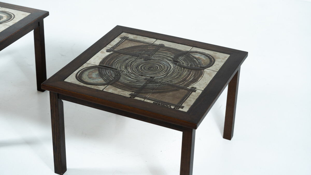 Pair of Danish Side Tables by Ox Art, 1970s