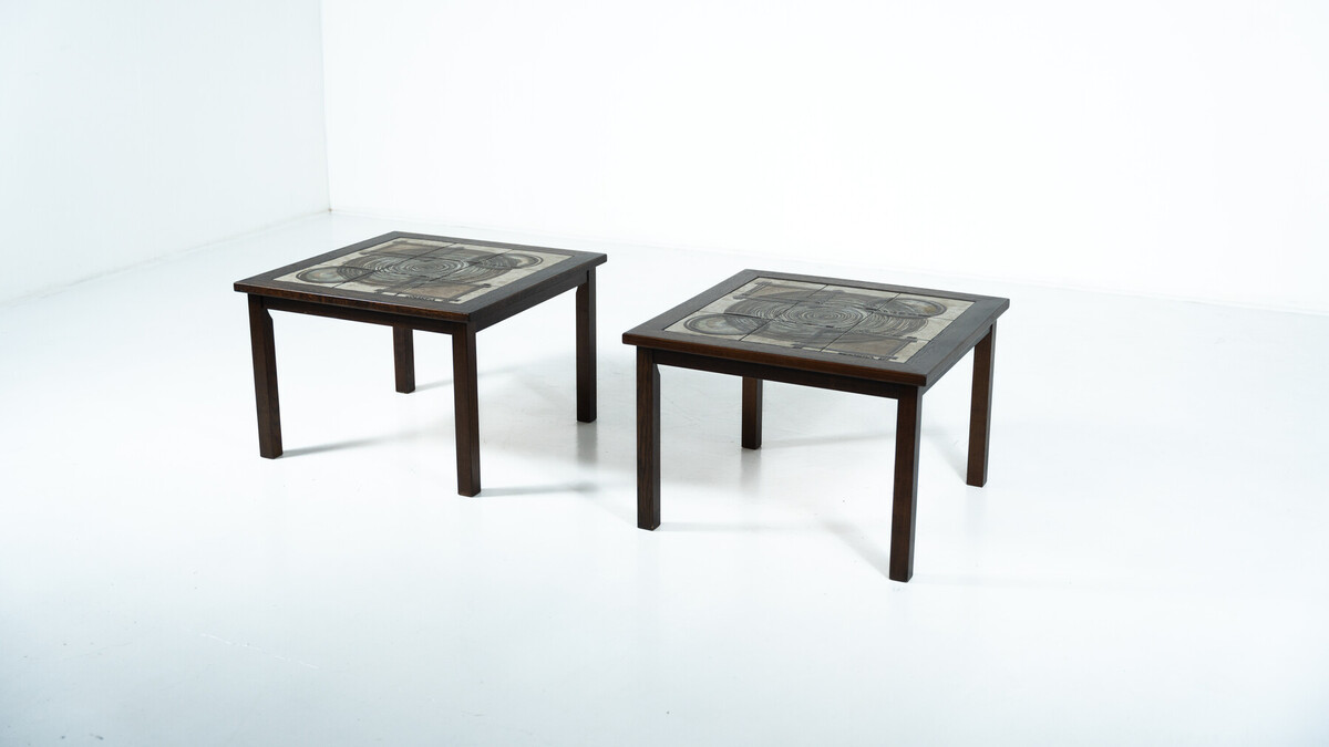 Pair of Danish Side Tables by Ox Art, 1970s