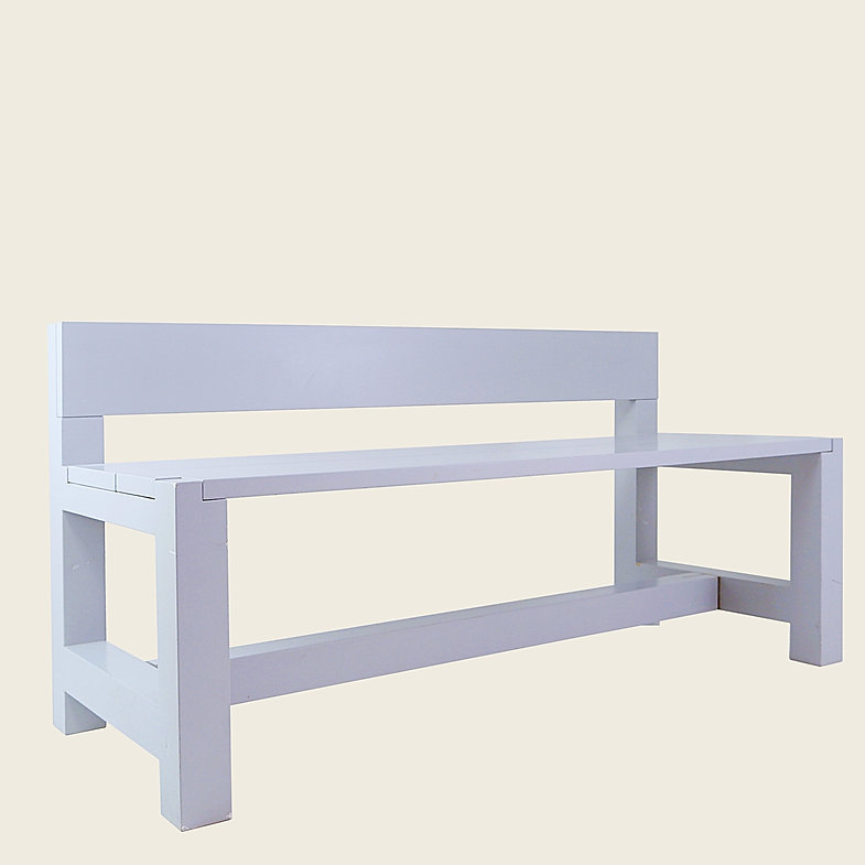 Pair of gray benches by Claire Bataille & Paul Ibens - Belgium