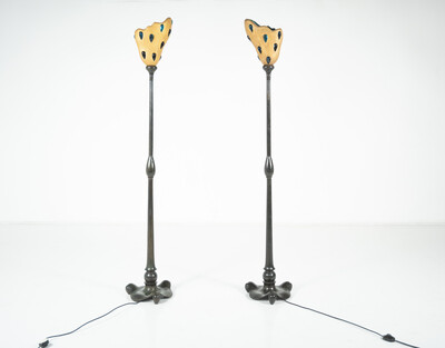 Pair of Lacrima Floor Lamps by André Dubreuil, France, 1991