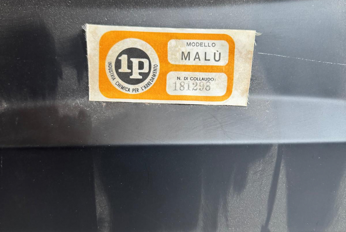 Pair of Malù Armchairs by Diego Mattu for 1P, Italy, 1960s