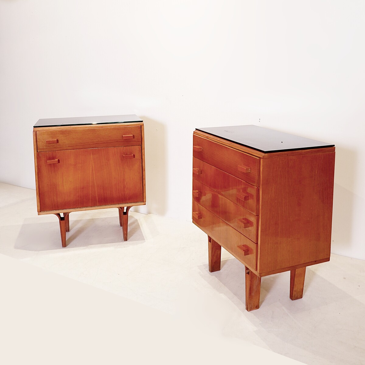 Pair of mid-century bedside tables by Novy Domov 1970
