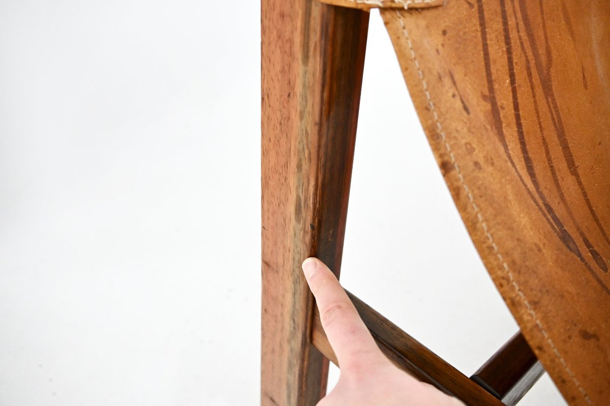 Pair of Safari armchairs by Carlo Hauner for Forma, 1970s