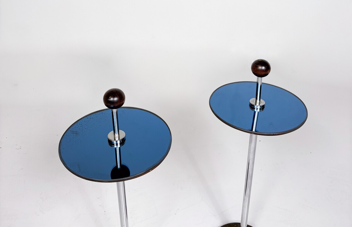 Pair of Side Tables, Italy, 1970s