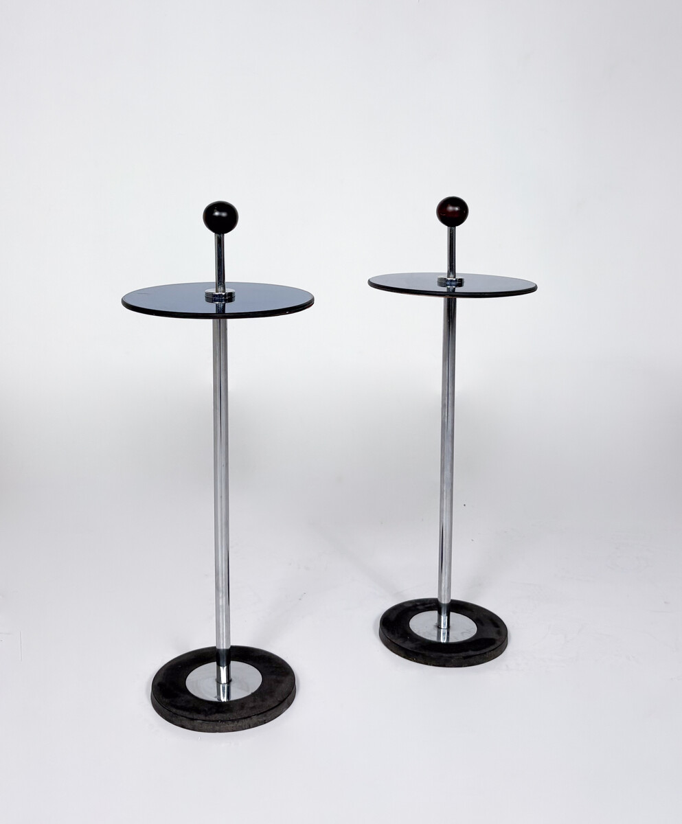 Pair of Side Tables, Italy, 1970s