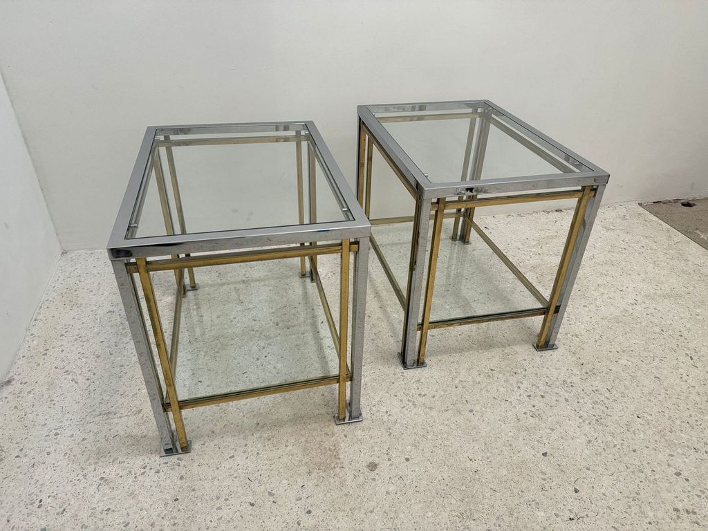 Pair of side tables,1970's