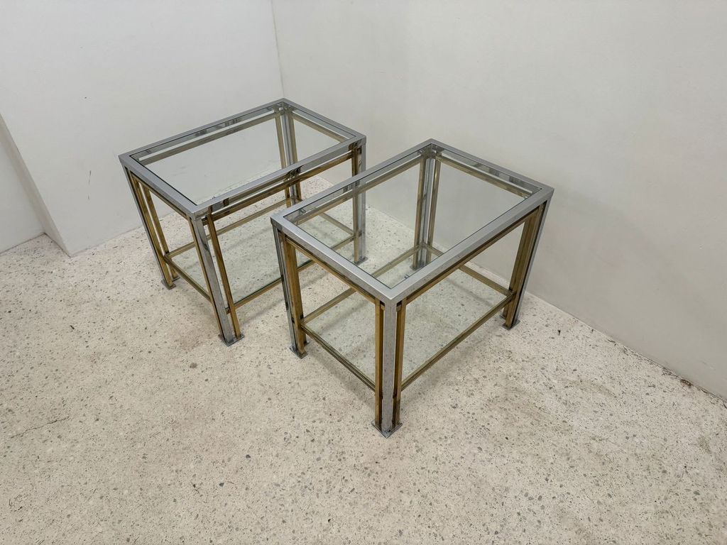 Pair of side tables,1970's