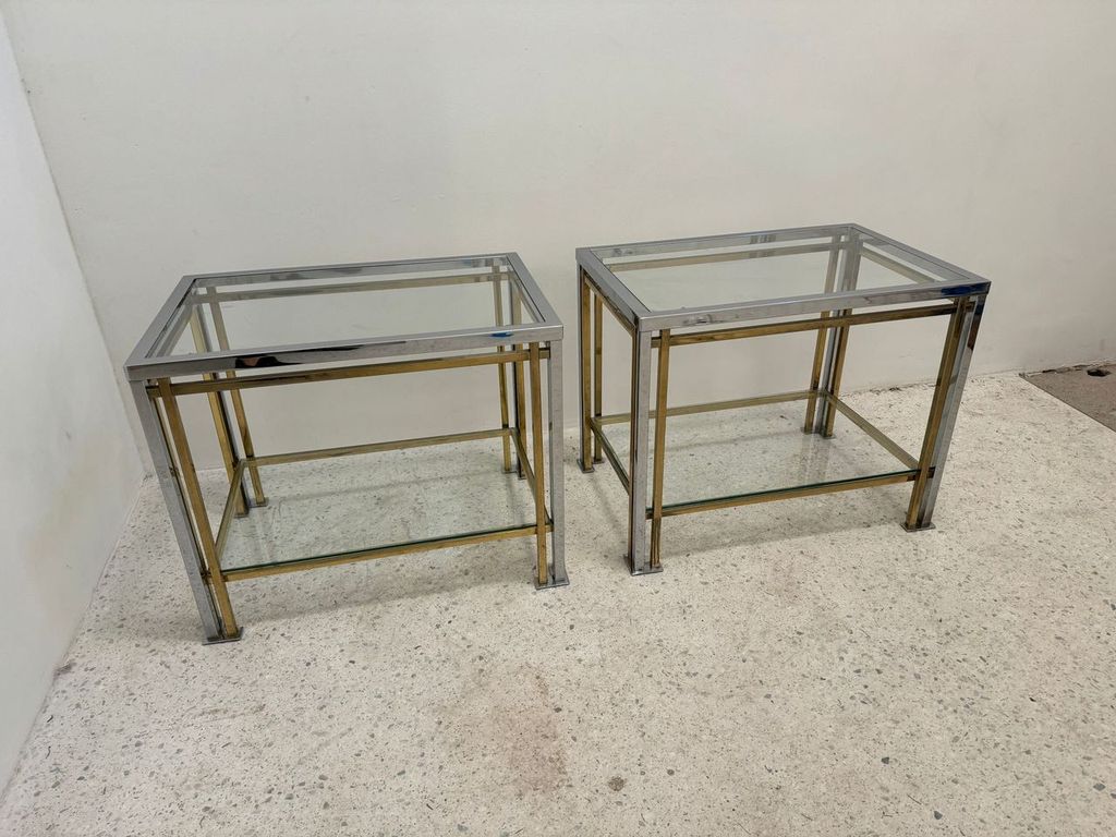 Pair of side tables,1970's