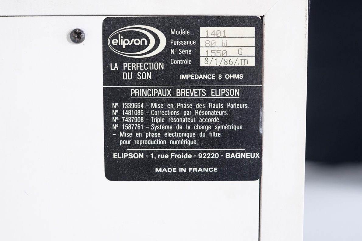 Pair of speakers Elipson model “ 1401 