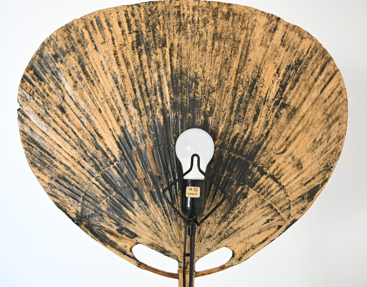 Pair of Uchiwa wall lamps by Ingo Maurer for M design, 1970s