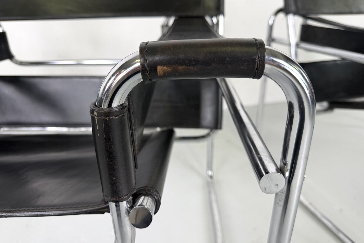 Pair of Wassily armchair by Marcel Breuer for Gavina - 1960s