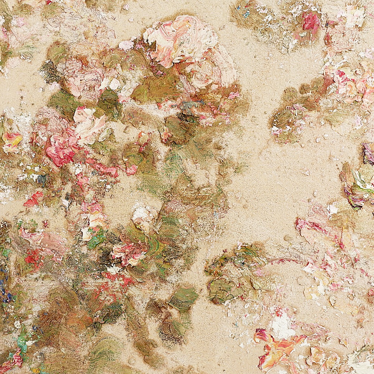 Pascal Courcelles (1956) 'La vitesse du monde' - mixed media - Signed, dated and titled on the back of the canvas.