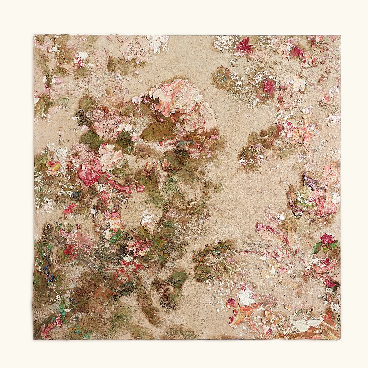 Pascal Courcelles (1956) 'La vitesse du monde' - mixed media - Signed, dated and titled on the back of the canvas.