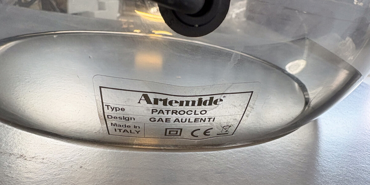 Patroclo Table Lamp by Gae Aulenti for Artemide, Italy, 1970s