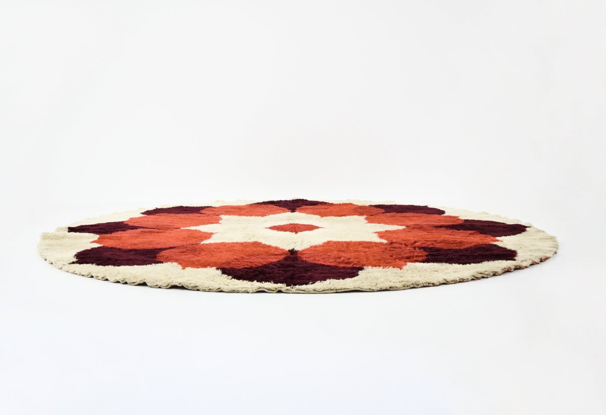 Patterned carpet by Hojer Eksport Wilton, 1970s