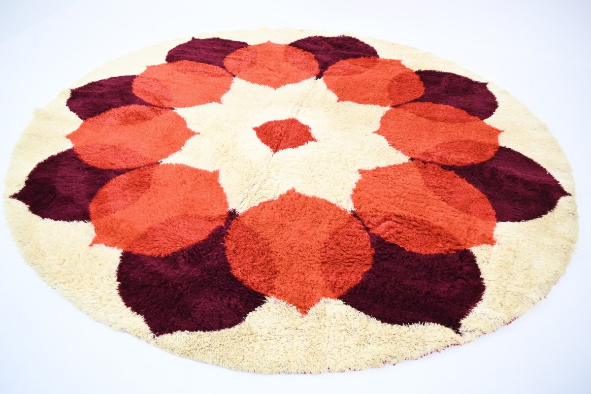 Patterned carpet by Hojer Eksport Wilton, 1970s