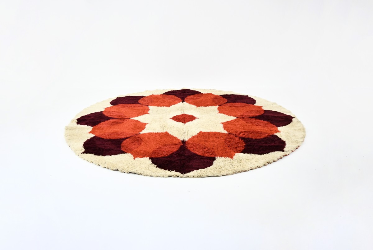 Patterned carpet by Hojer Eksport Wilton, 1970s