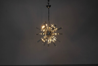 Pendant light Sputnik in Murano glass, Italy 1970s - 4 available