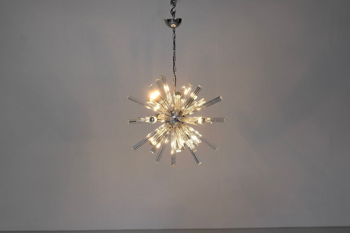 Pendant light Sputnik in Murano glass, Italy 1970s - 4 available