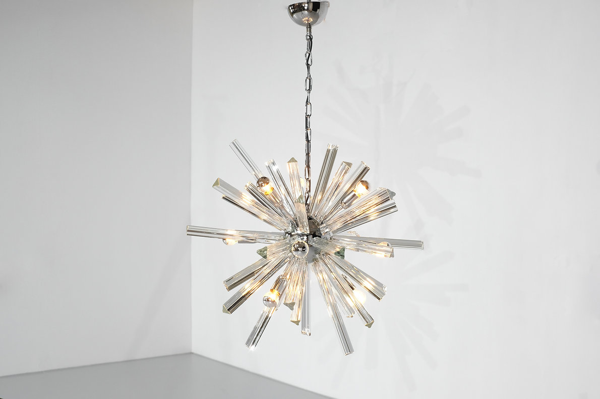 Pendant light Sputnik in Murano glass, Italy 1970s - 4 available