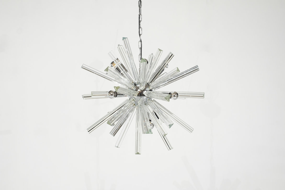 Pendant light Sputnik in Murano glass, Italy 1970s - 4 available