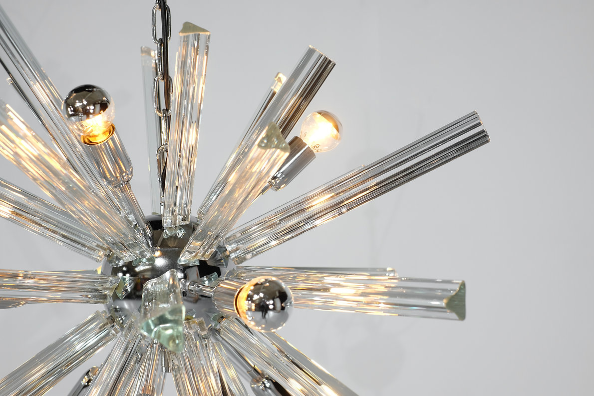 Pendant light Sputnik in Murano glass, Italy 1970s - 4 available