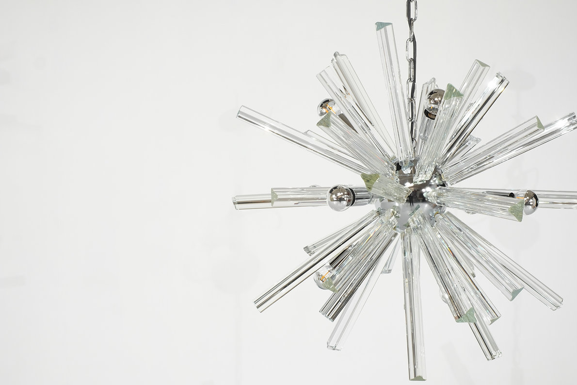 Pendant light Sputnik in Murano glass, Italy 1970s - 4 available