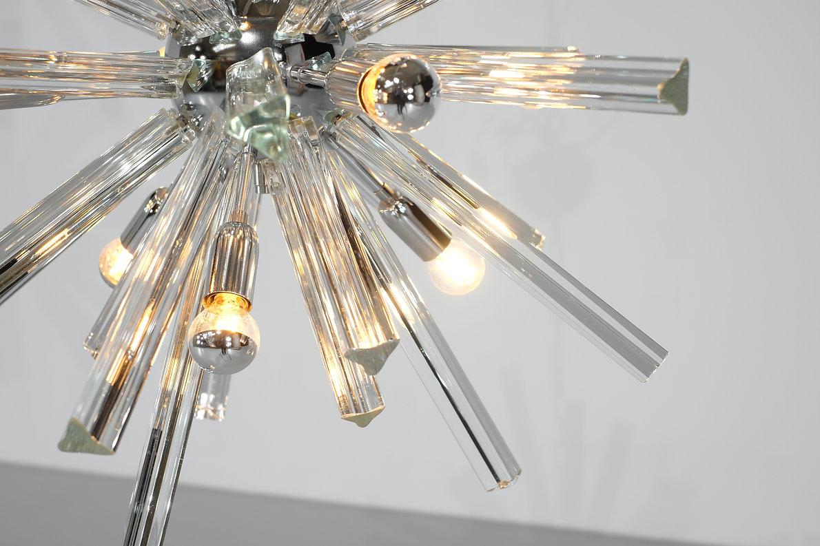 Pendant light Sputnik in Murano glass, Italy 1970s - 4 available