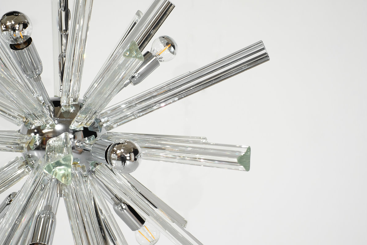 Pendant light Sputnik in Murano glass, Italy 1970s - 4 available