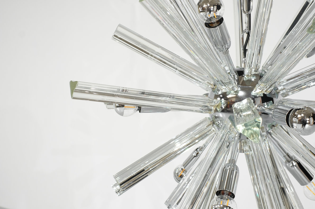 Pendant light Sputnik in Murano glass, Italy 1970s - 4 available