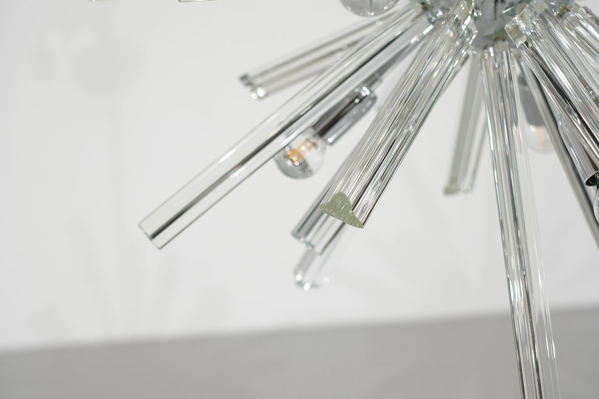 Pendant light Sputnik in Murano glass, Italy 1970s - 4 available