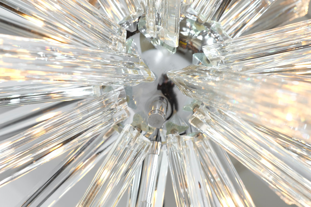 Pendant light Sputnik in Murano glass, Italy 1970s - 4 available