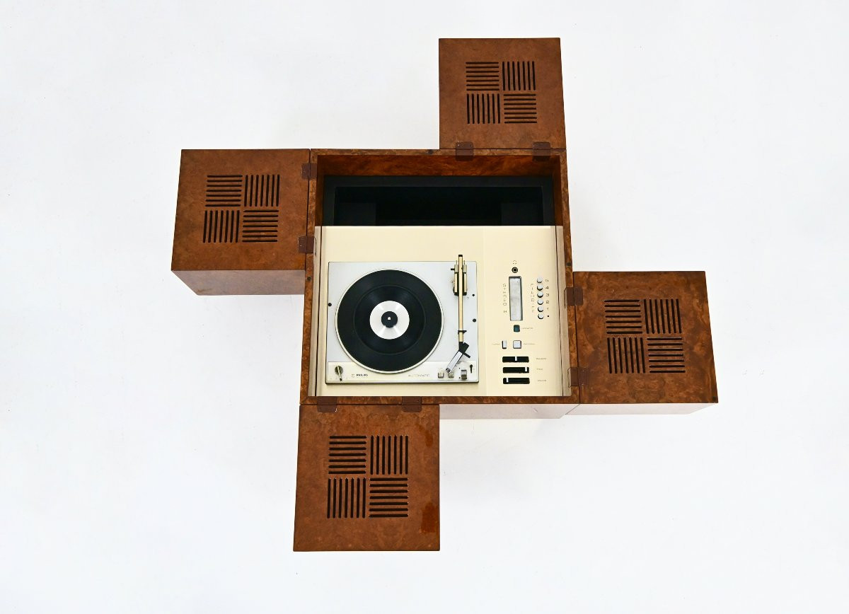 Playbox Record Player Stereo by Philips & Medea, 1974