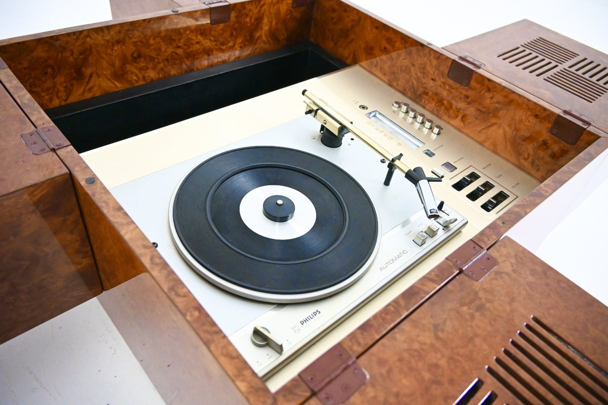 Playbox Record Player Stereo by Philips & Medea, 1974