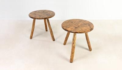 Primitive Tripod Table. France, C.1940.
