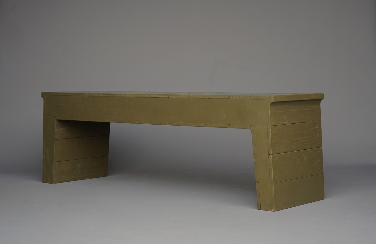 Rare Church Bench (With Provenance) by Jan de Jong and Dom vd Laan