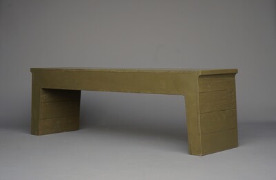 Rare Church Bench (With Provenance) by Jan de Jong and Dom vd Laan